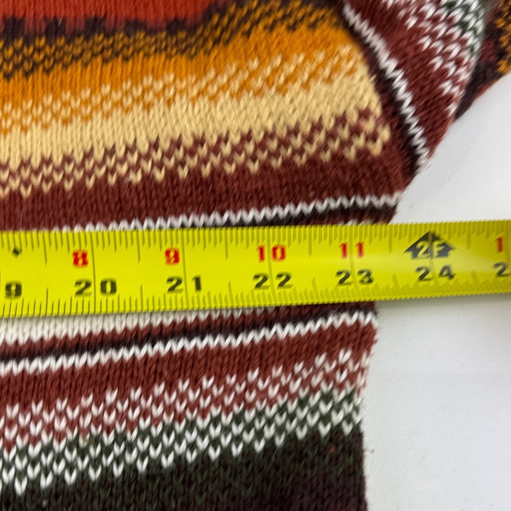 Vintage Striped Multicolour Cropped Cardigan - Picture 5 of 9
